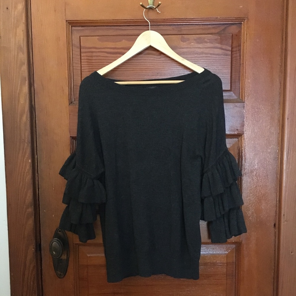 Ann Taylor ruffle sweater